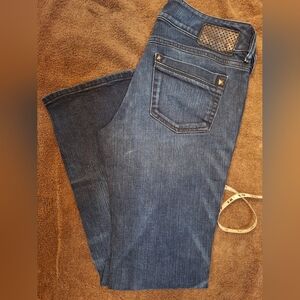 Diesel Blue Boot Cut Jeans with Vintage Fade
